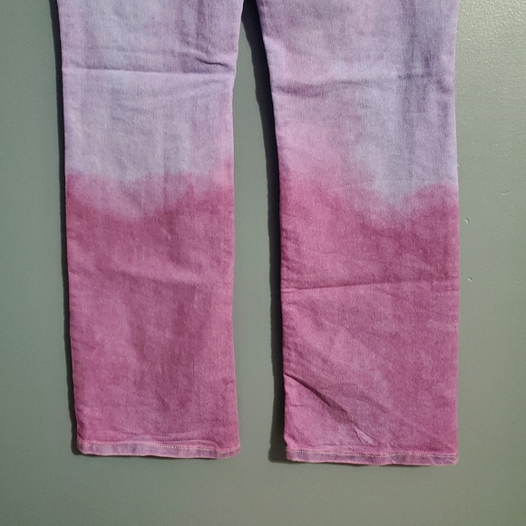 NoBo No Boundaries Bootcut Womens Jeans Pink Purple Dip Dyed Size 13 - Picture 5 of 6